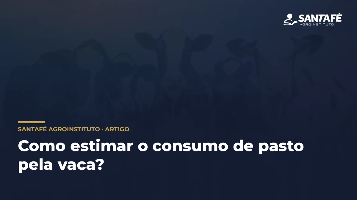 Como estimar o consumo de pasto pela vaca?