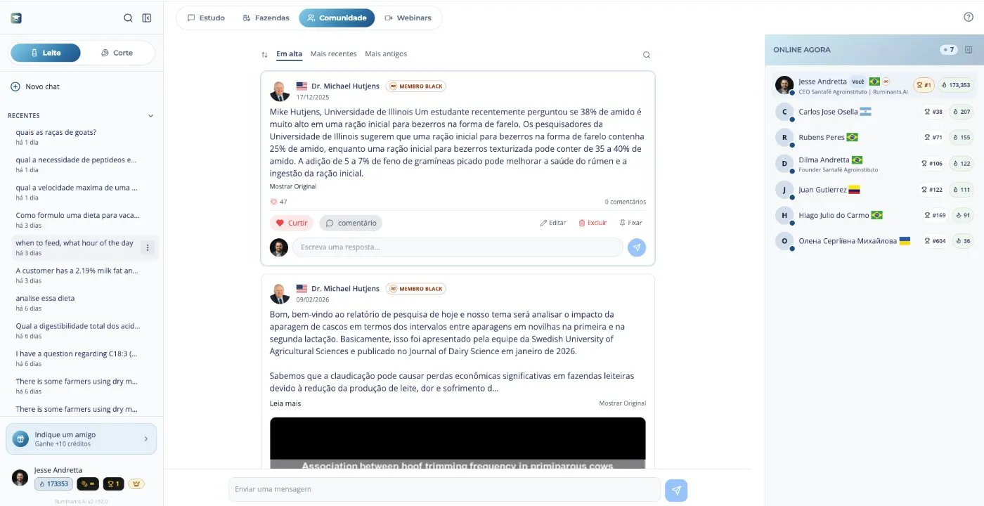 Comunidade internacional de nutricionistas